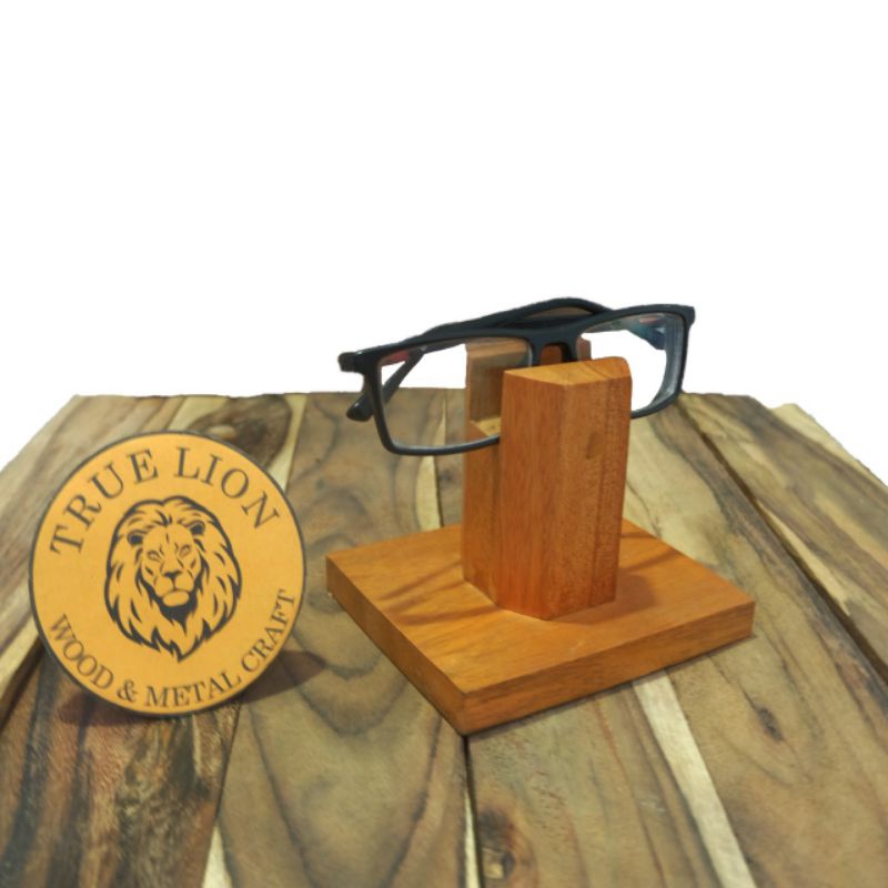 STAND KACAMATA KAYU MURAH / DISPLAY KACAMATA KAYU TRUELION