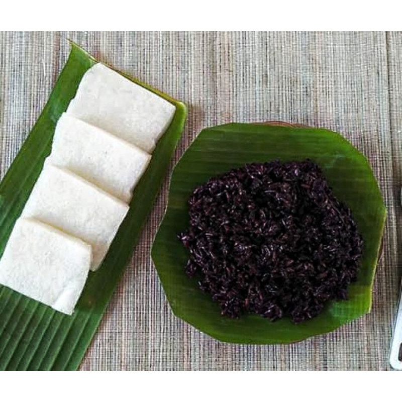 

tape ketan hitam dan tetel