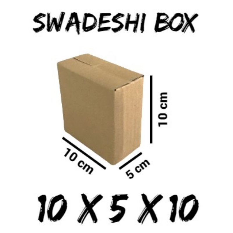 

kardus/karton/box uk. 10x5x10 cm untuk packing singlewall polos