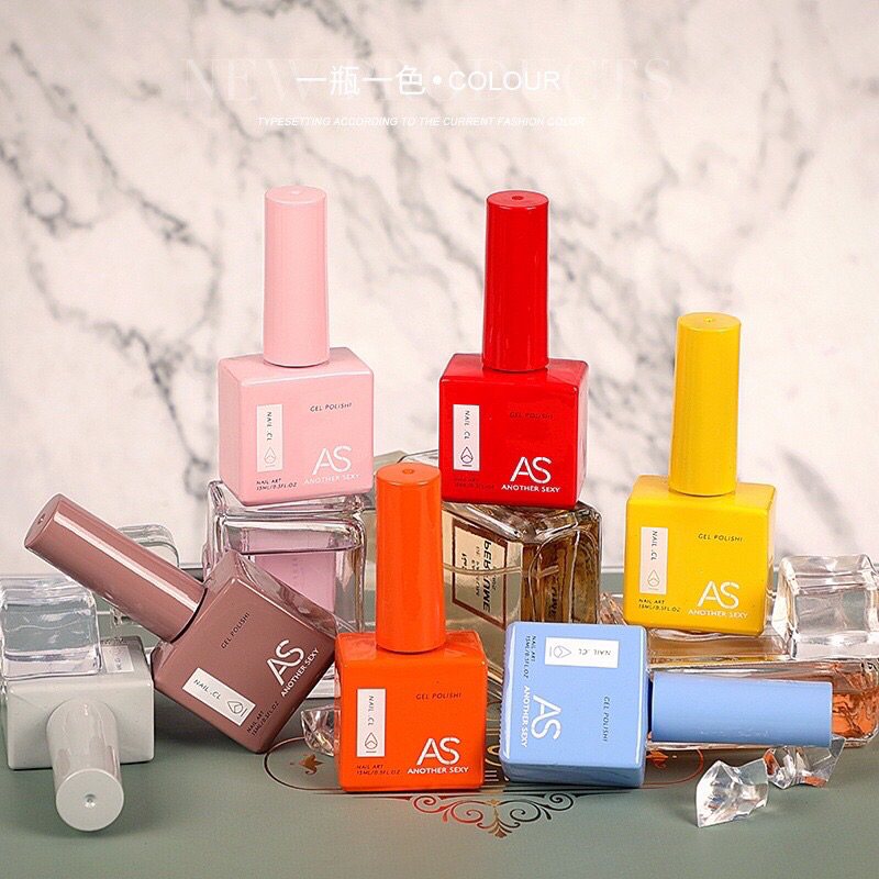 AS Nail Gel Polish 15 ml Harga Satuan (seri 1-50)