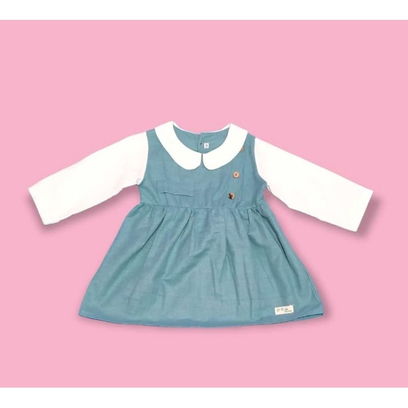 DRESS ANAK TUNIK ANAK DRESS ANAK PEREMPUAN LINEN