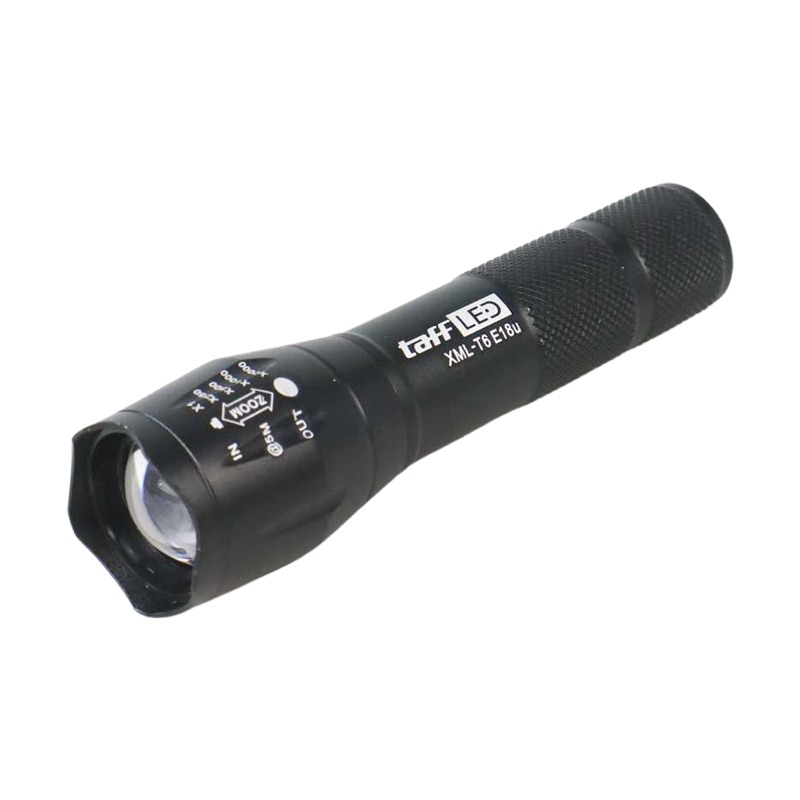 TaffLED Senter LED USB Rechargable Zoomable XML-T6 10000 Lumens - E18u