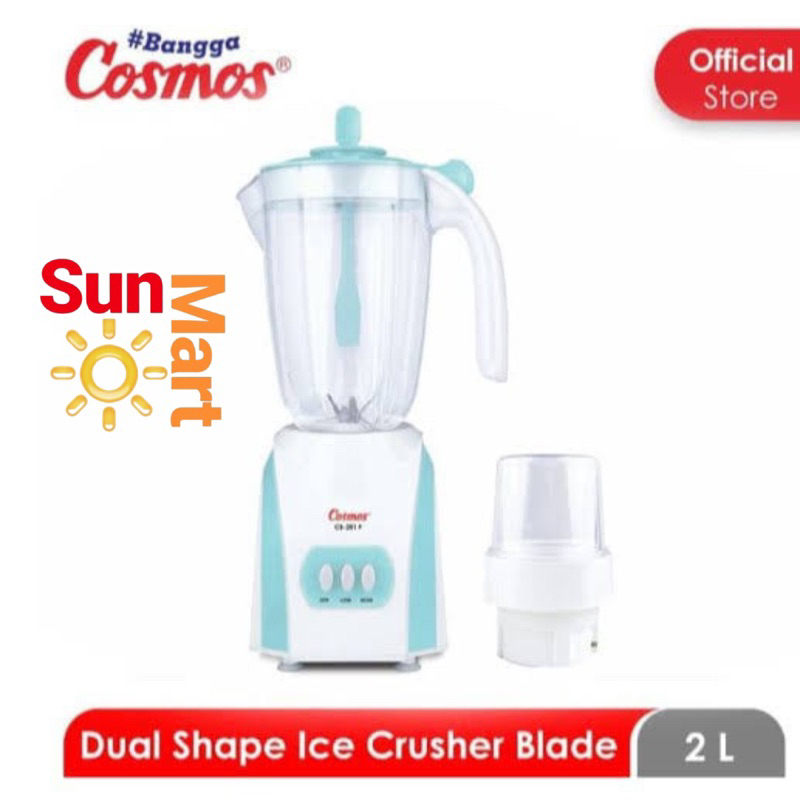 Blender Cosmos Plastik  281 P 2 Liter 2in1 (Plastik)