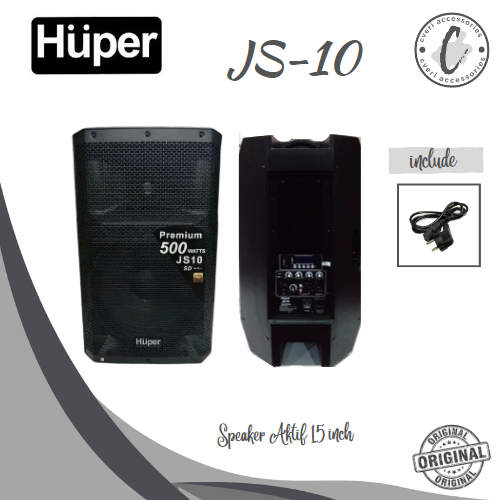 Huper JS10 Speaker Aktif 15" Original Huper JS-10