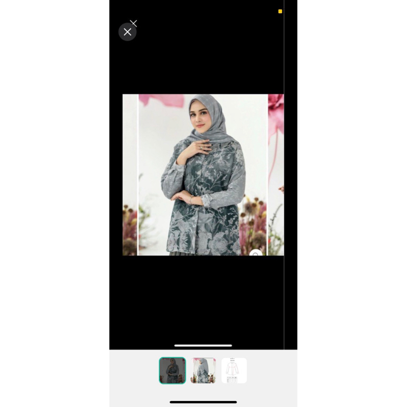 Valvia top Buttonscarves Preloved