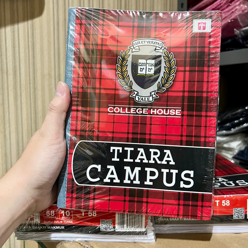 

CTShopID Buku Tulis Kwarto Tiara Campus Kecil Merah isi 58 Lembar 1 Pak Isi 10 Buku