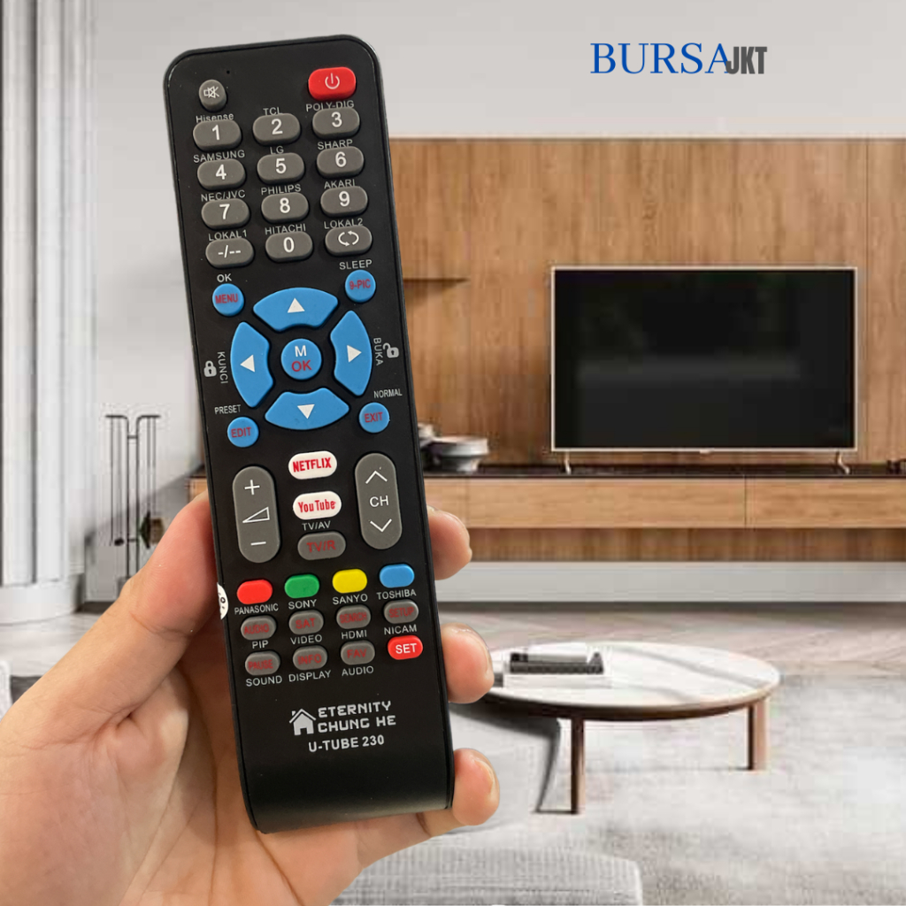 REMOTE ANDROID SMART TV UNIVERSAL COCA POLYTRON HISENSE UTUBE 230