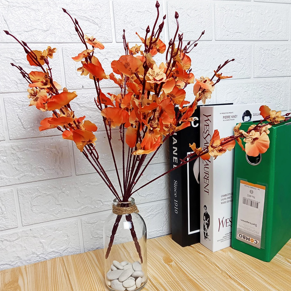 Bunga Tangkai Hias Plastik Dekorasi Rumah Kekinian Hiasan Artificial Flowers Cantik PBP155