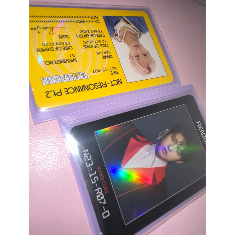renjun id card ac idc arrival depart