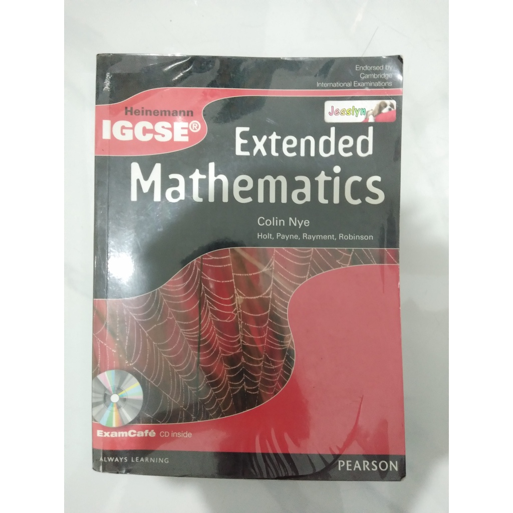 IGCSE Extended Mathematics Pearson