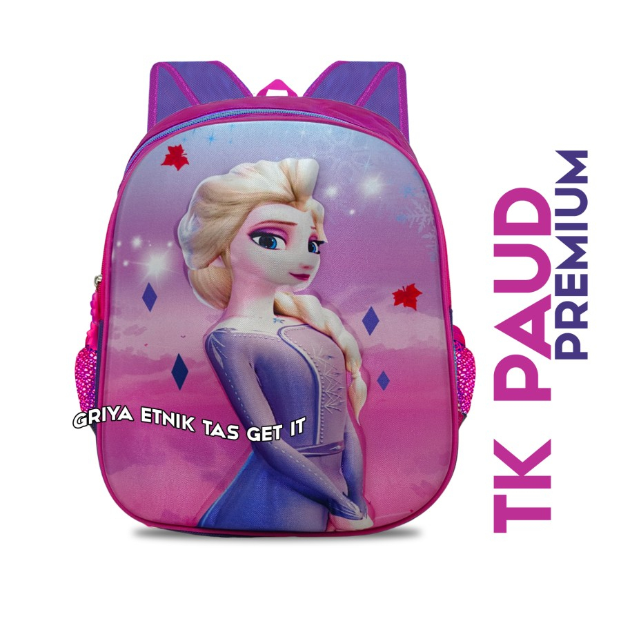 Tas Anak TK Paud Tas Sekolah Anak Perempuan PREMIUM Tas Gendong Cewek Frozen Unicorn