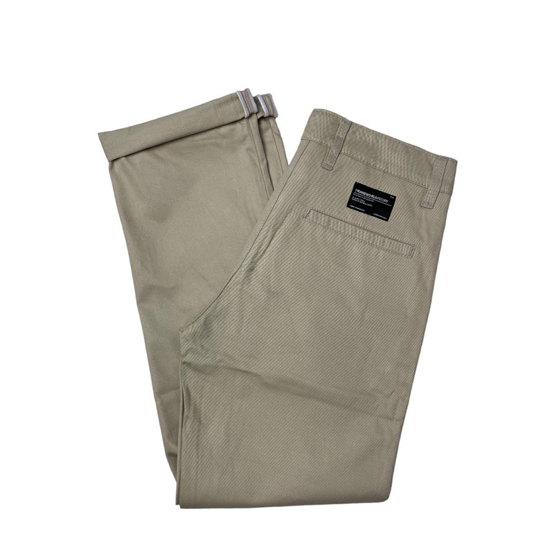 Transworld Celana Panjang Chino Selvedge Legular Fit Cream