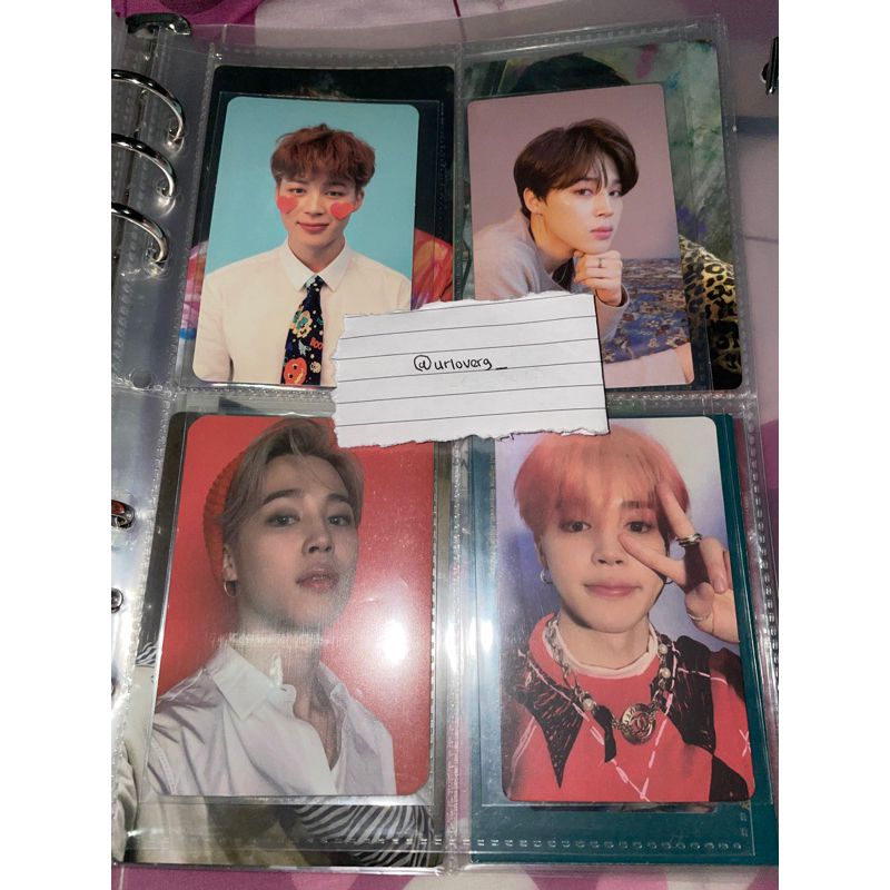 jimin bts photocard love yourself answer mots persona dicon tear o