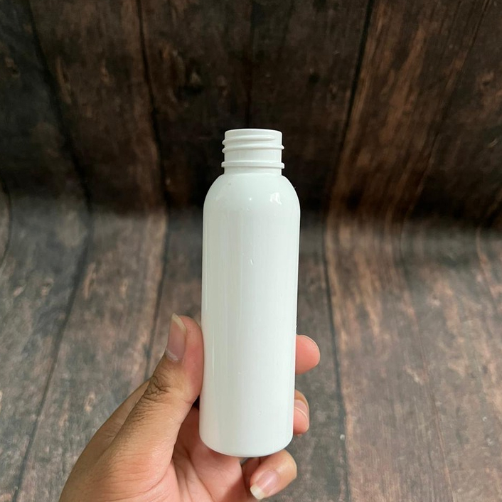 Botol plastik Putih BR 100ml / 100 ml (hanya botol saja)