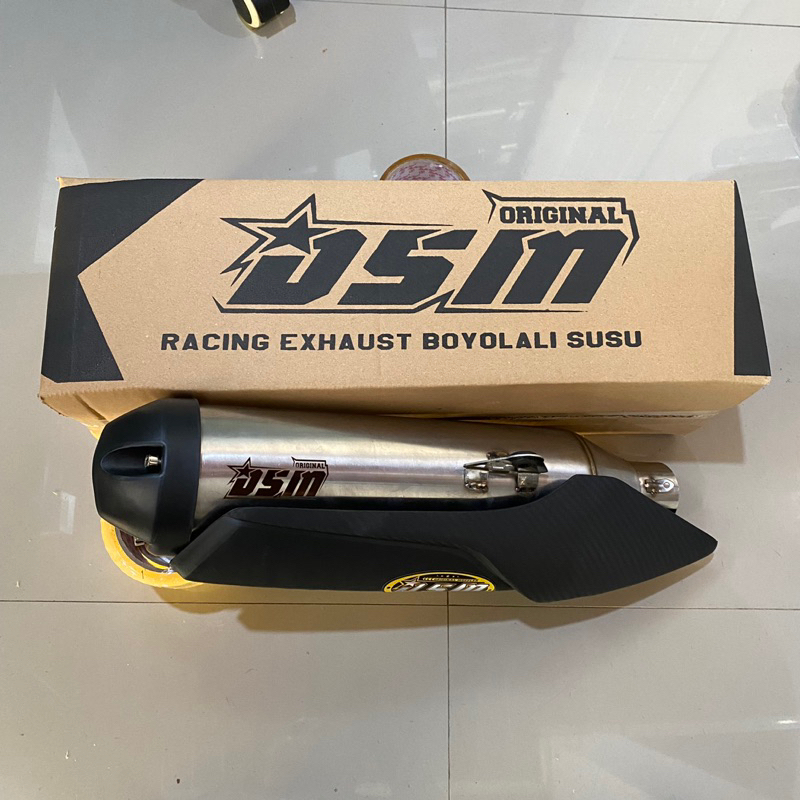 slencer Dsm type rob1 inlet 50 dan 38 suara bas adem