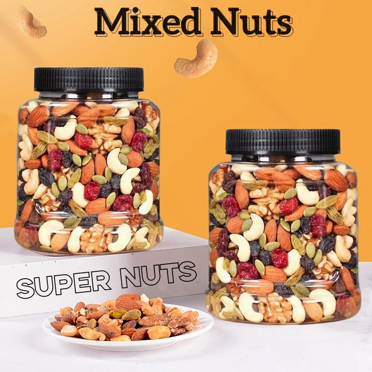 

Super meal mixed nuts asual healthy snacks daily nuts walnuts dried fruits nutritious snacks 500g