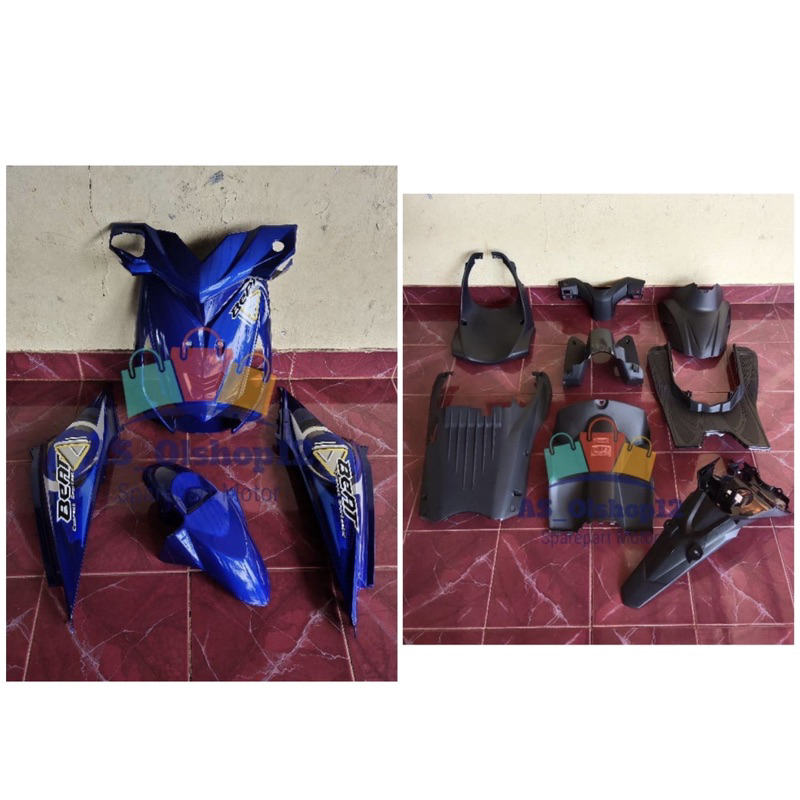 FULL BODY HALUS KASAR BEAT KARBU LAMA BIRU TUA PLUS STRIPING