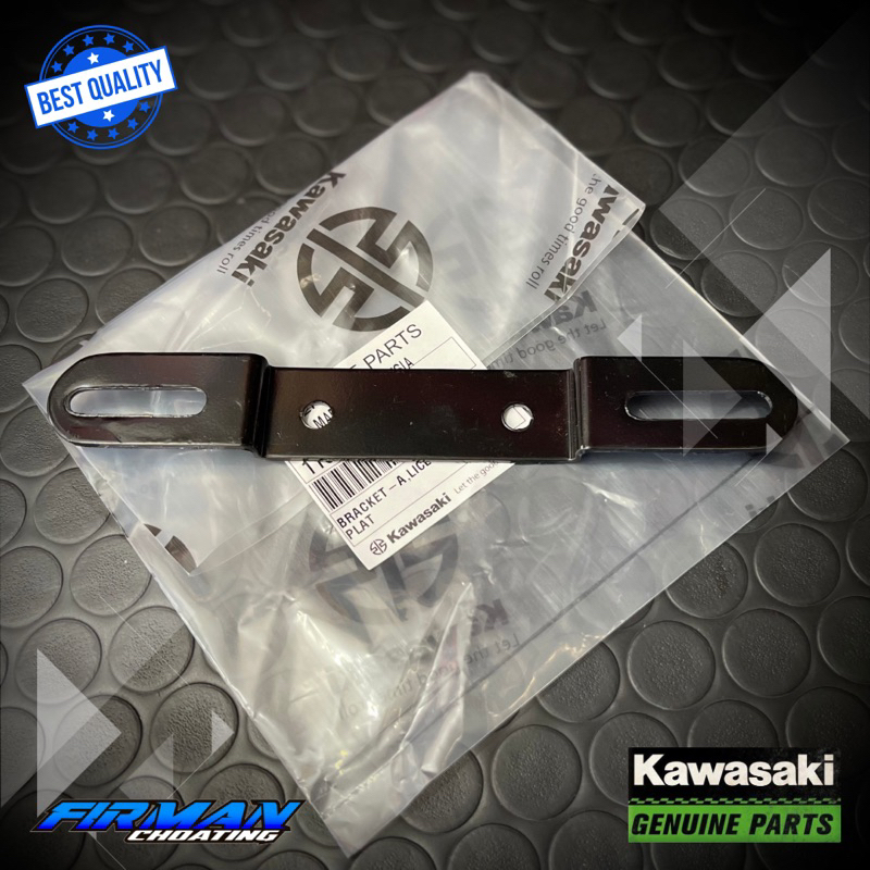 BREKET DUDUKAN PLAT NOMOR BELAKANG NINJA R SS ORIGINAL KAWASAKI 11036-1040