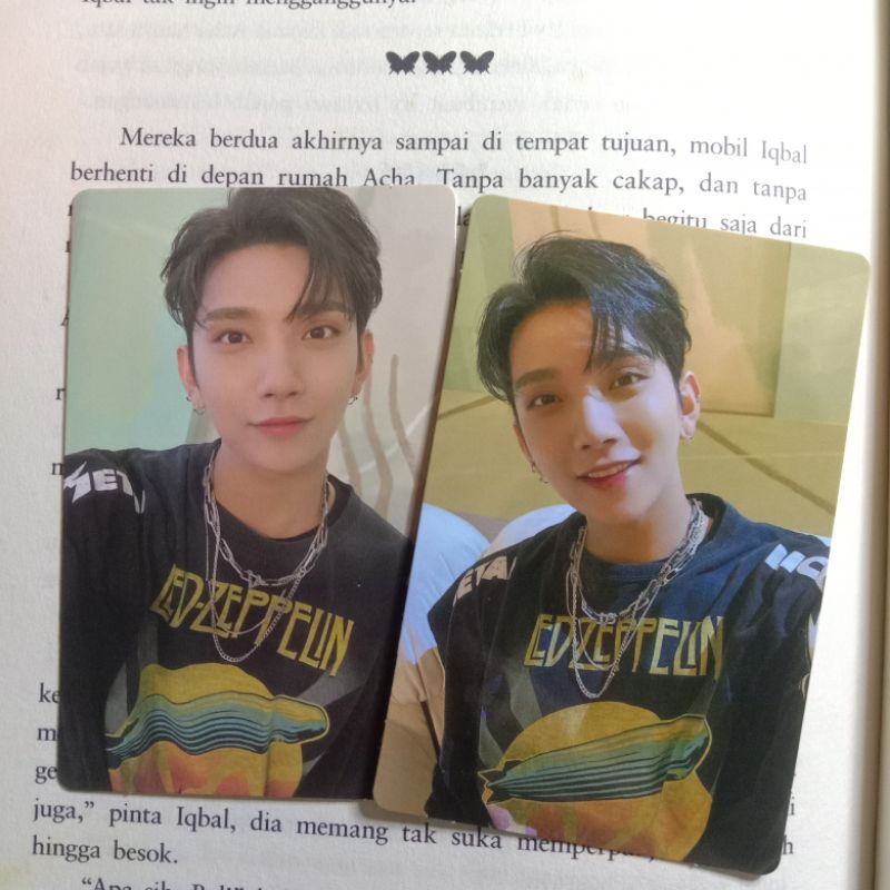 Photocard Joshua Attaca Carver tag. svt seventeen carat version