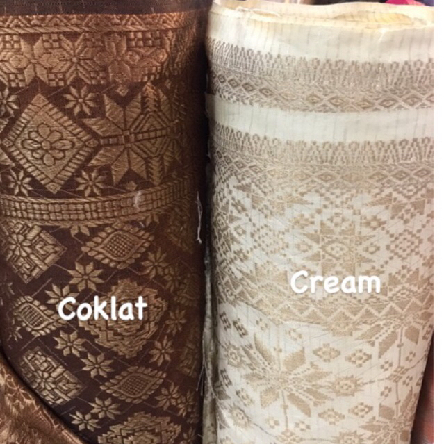 Bahan songket/Kain songket semi Palembang