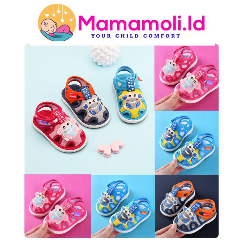 Sandal Anak Baby Bayi Prewalker Shoes Bunyi Cit Cit Cit/ Baby Prewalker shoes Boy and Girl / Sepatu Bayi Bunyi Laki Laki Perempuan / Sandal Anak Belajar Jalan Tapak Bunyi Ringan Anti SLip