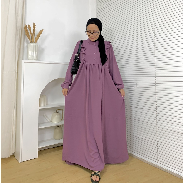 Mayra Dress Pakaian Wanita Kekinian Gamis Terbaru By Mahyra