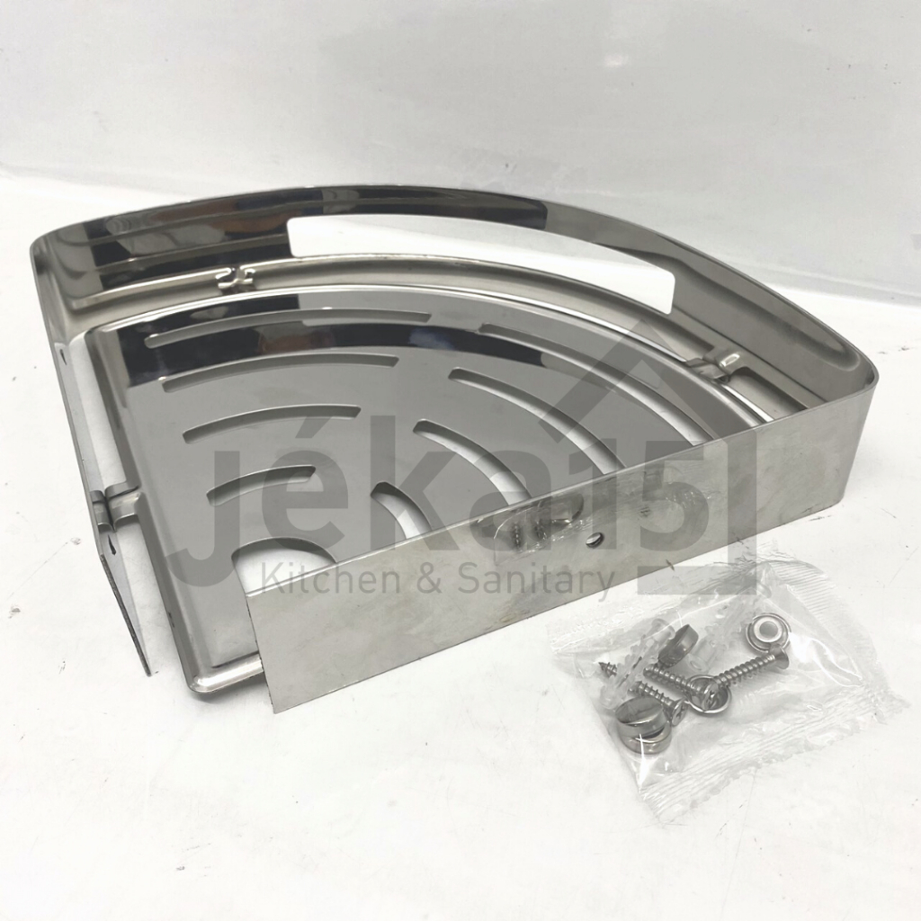 RAK SUDUT STAINLESS | RAK KAMAR MANDI | RAK TEMPAT SABUN