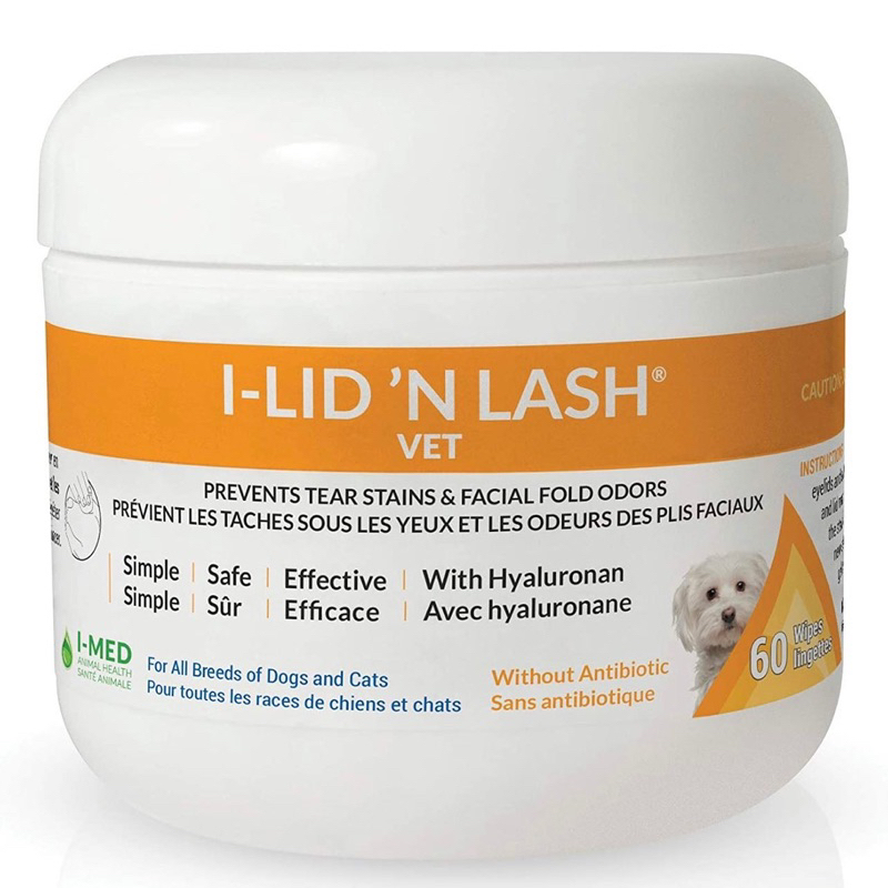 i-lid ‘n last vet tear stain and facial fold odor cleaner