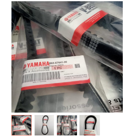 V-Belt Panbel Belt Yamaha Aerox 155 Lexi 125 B65 SPAREPART , STRIPING, CAT ORIGINAL MOTOR