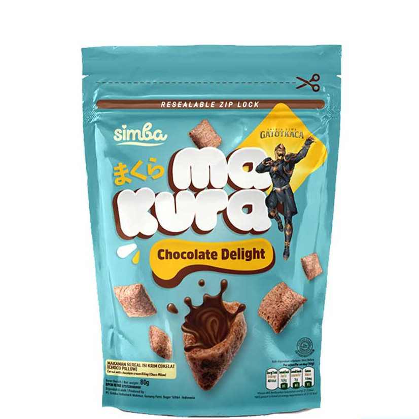 Simba Choco Pillow Makura Chocolate Delight 80G