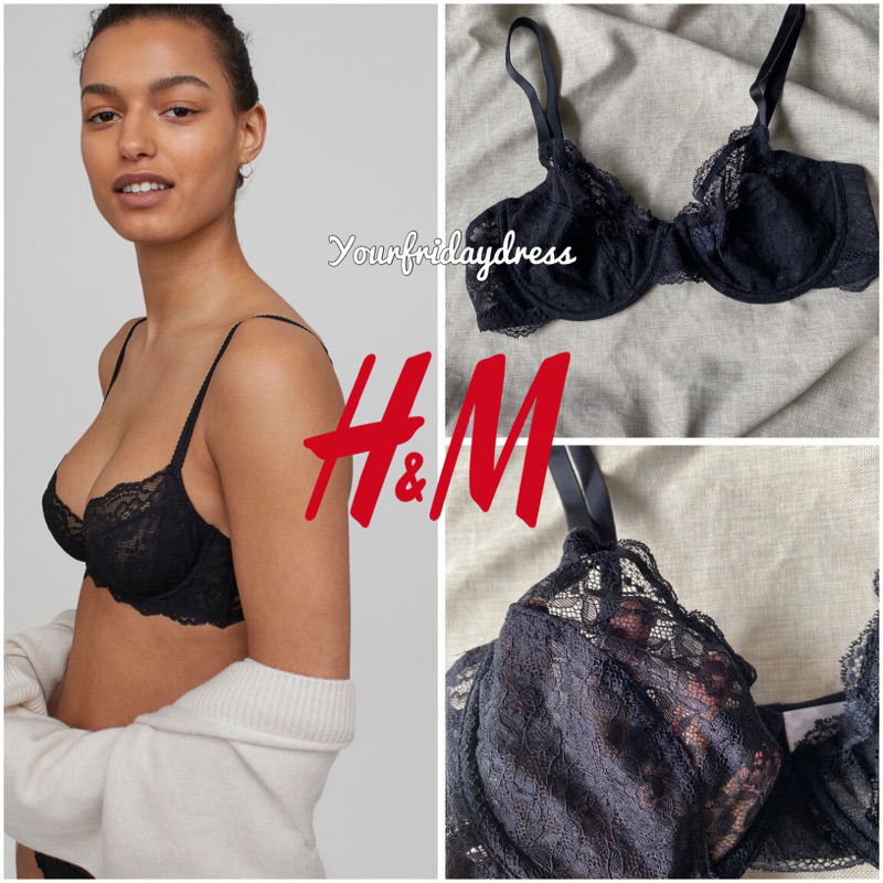 Red Bralette by H*N*M bra BH pakaian dalam hnm merah kemben dalaman original sisa ekspor export bh r