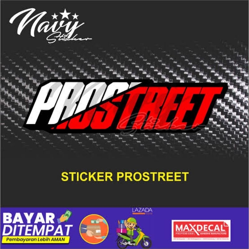 STIKER PROSTREET Fake Beat Fake SCOOPY Fake PCX