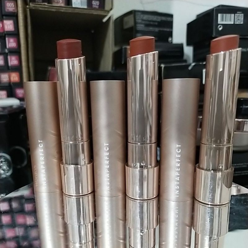 lipstik matte Wardah instaperfect mattetitude nude series lipstick