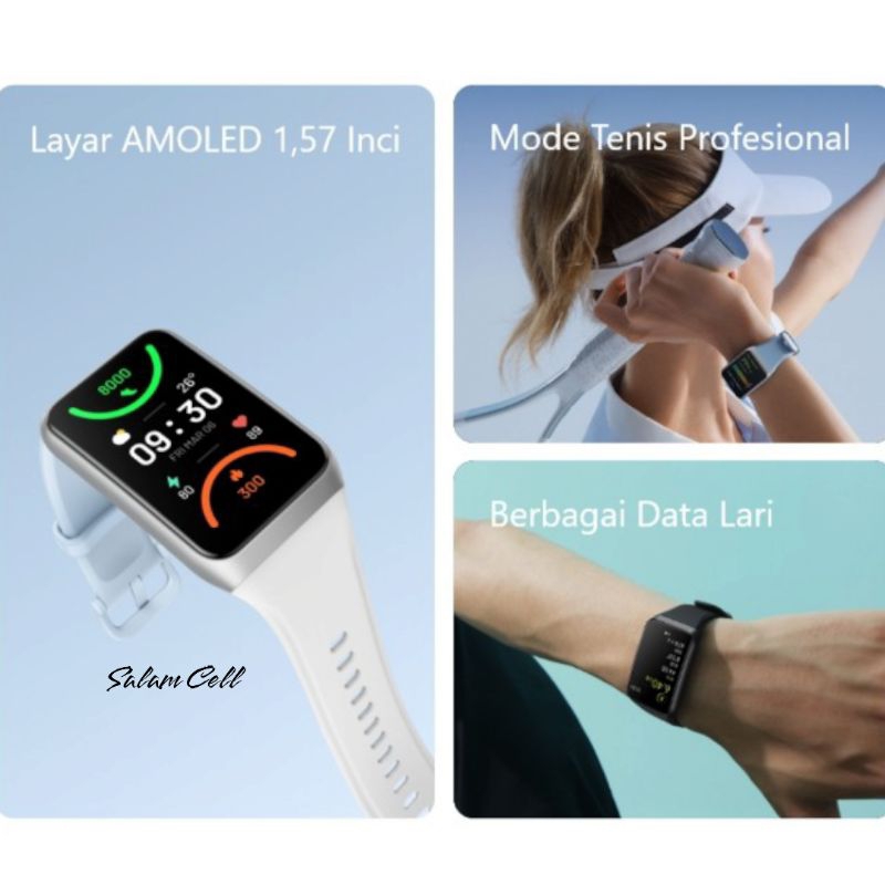 Smart Watch OPPO Band 2 AMOLED Screen VOOC Flash Charge Health Monitoring Water Resistance