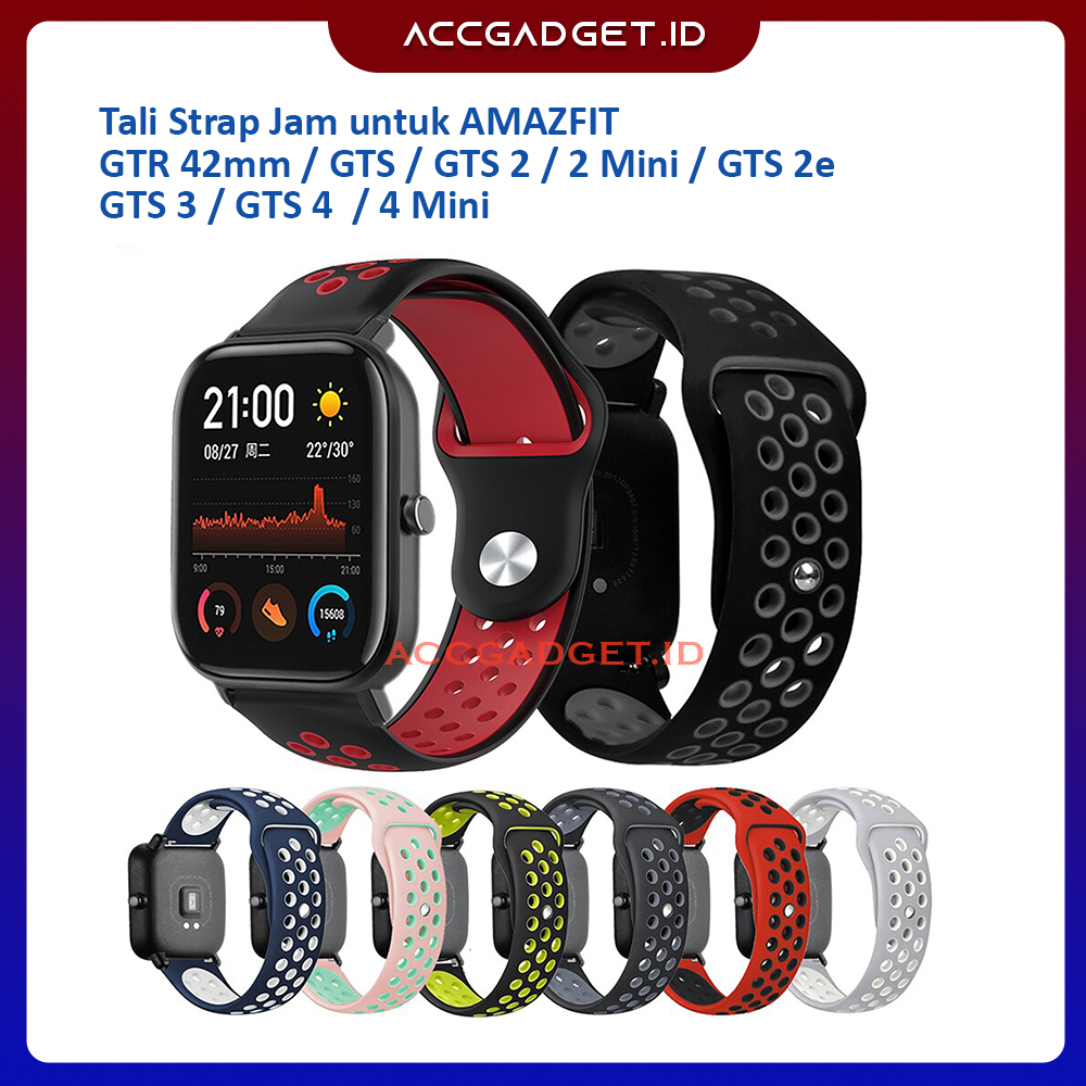 Tali Strap Nike Sport Amazfit GTS / GTS 2 / GTS 2e / GTS 2 Mini / GTS 3 / GTS 4 / GTS 4 Mini - NK20 Nike Strap