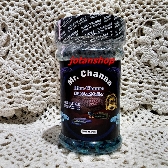 Udang Kering BLUE SHRIMP MR. CHANNA Makanan Pakan Ikan Chana Predator Louhan Arwana Reptil