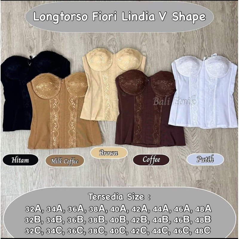 Dewibusana || Longtorso fiori lindia v-shape