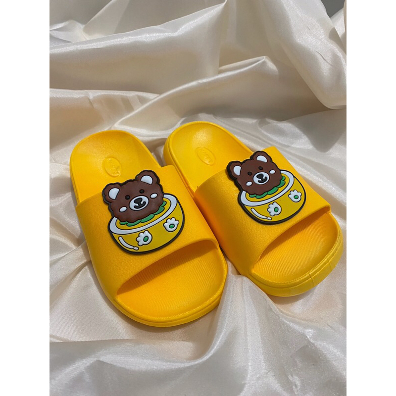 Sandal anak laki-laki kepala bear, Sandal Anak Slop Premium, Sandal Slide kids Sandal Kids Flip-Flop sendal anak