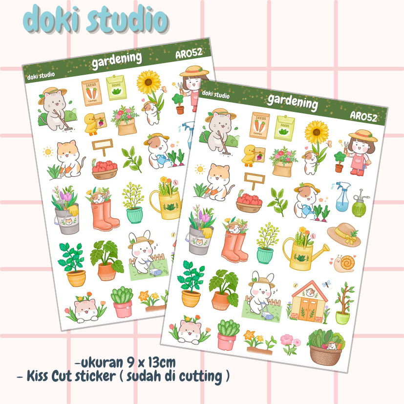 

[DOKI] Stiker Dekorasi Lucu / Sticker Journal / Stiker Aesthetic Memo Sticky Notes Journal Scrapbook Planner