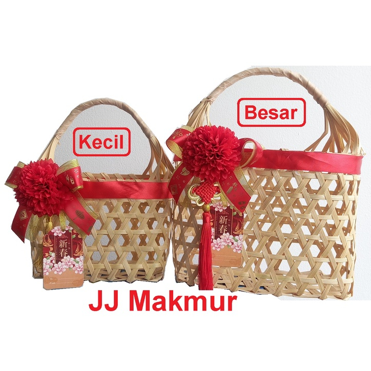 

Hampers Imlek Tas Jinjing Keranjang Bambu Anyaman - Kado Hiasan Bingkisan untuk Chinese New Year