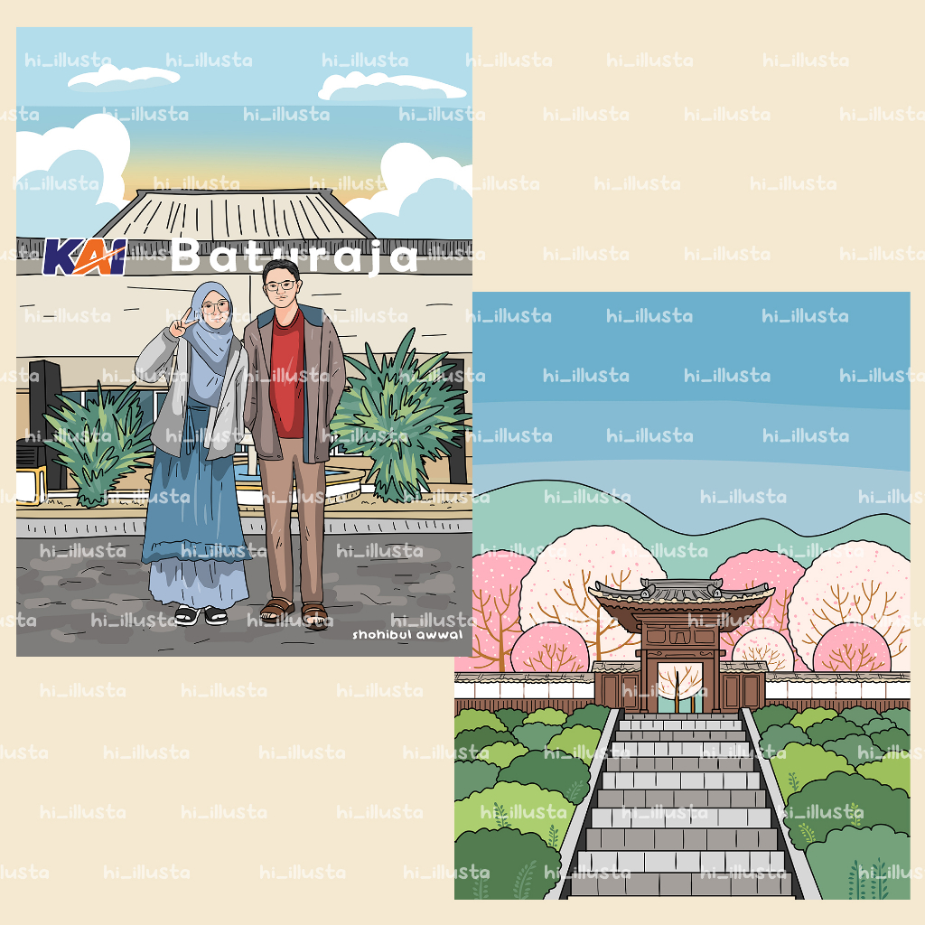 Tambahan / Background ilustrasi