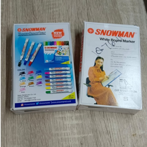 

SPIDOL WHITE BOARD SNOWMAN HITAM/BIRU/MERAH HARGA PER BOX ISI 12 BATANG/1 LUSIN (code 52 77 99)