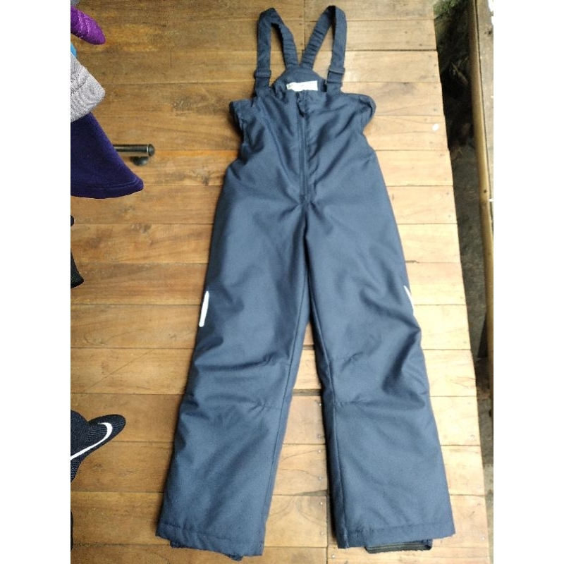 Celana Overall Snowboard anak cewek Moomin second