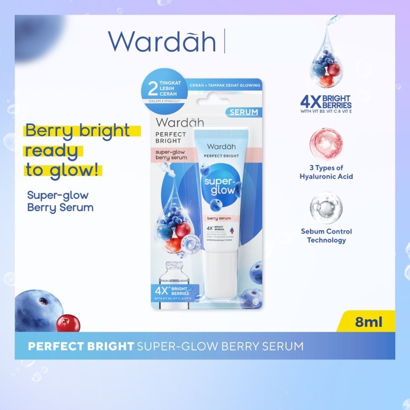 Wardah Perpect Bright Super Glow Berry Serum 8ml