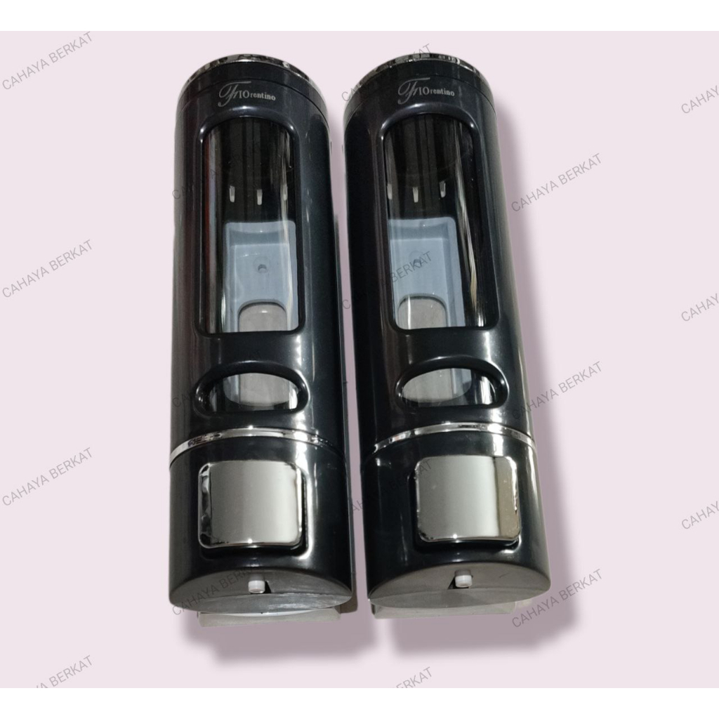 Dispenser Sabun Cair Double / Tempat Sabun Shampo Kamar Mandi Fiorentino