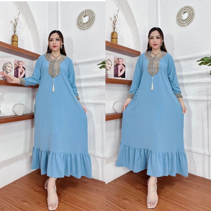 GAMIS SULTAN ARABIAN KRINGKEL-GAMIS ARABIAN KEKINIAN - GAMIS RENDA SULTAN