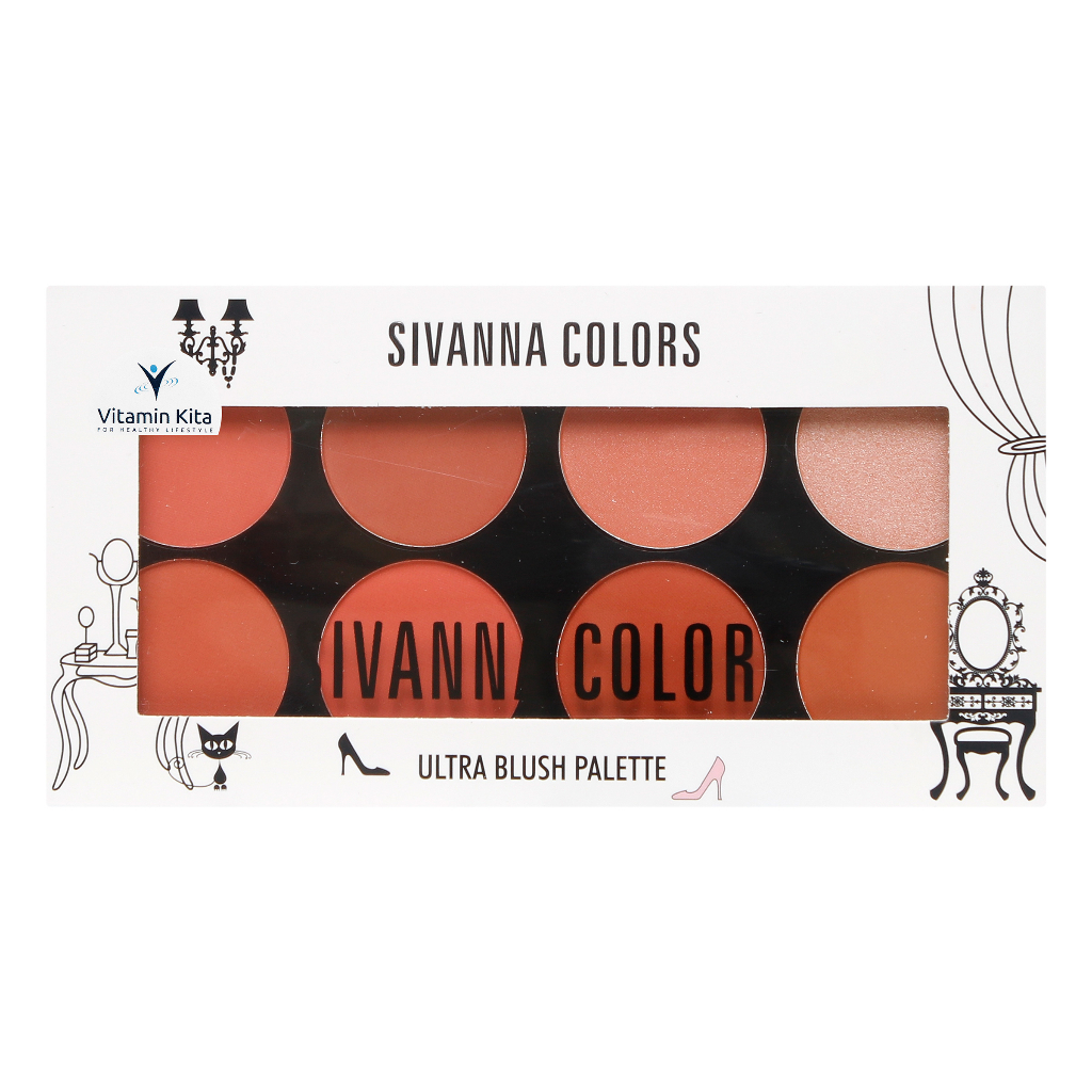 Sivanna Colors Ultra Blush Palette ORIGINAL THAILAND | Blush On Sivanna [TERMURAH]