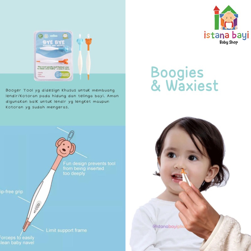 Booger Baby Toll Ear 2IN1 &amp; Nose Cleaner  / Pembersih Hidung