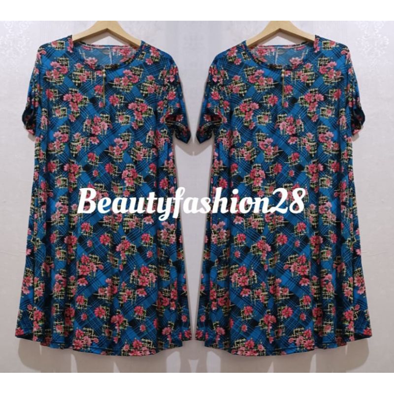 DASTER ALMA BAJU ATASAN WANITA MAT JERSEY KOREA SUPER JUMBO DRES/S MAYUNG