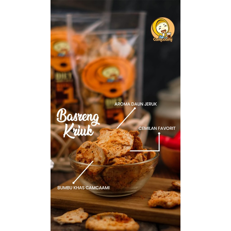 

Camcaami Basreng 70gr | Basreng Pedas | Basreng Daun Jeruk